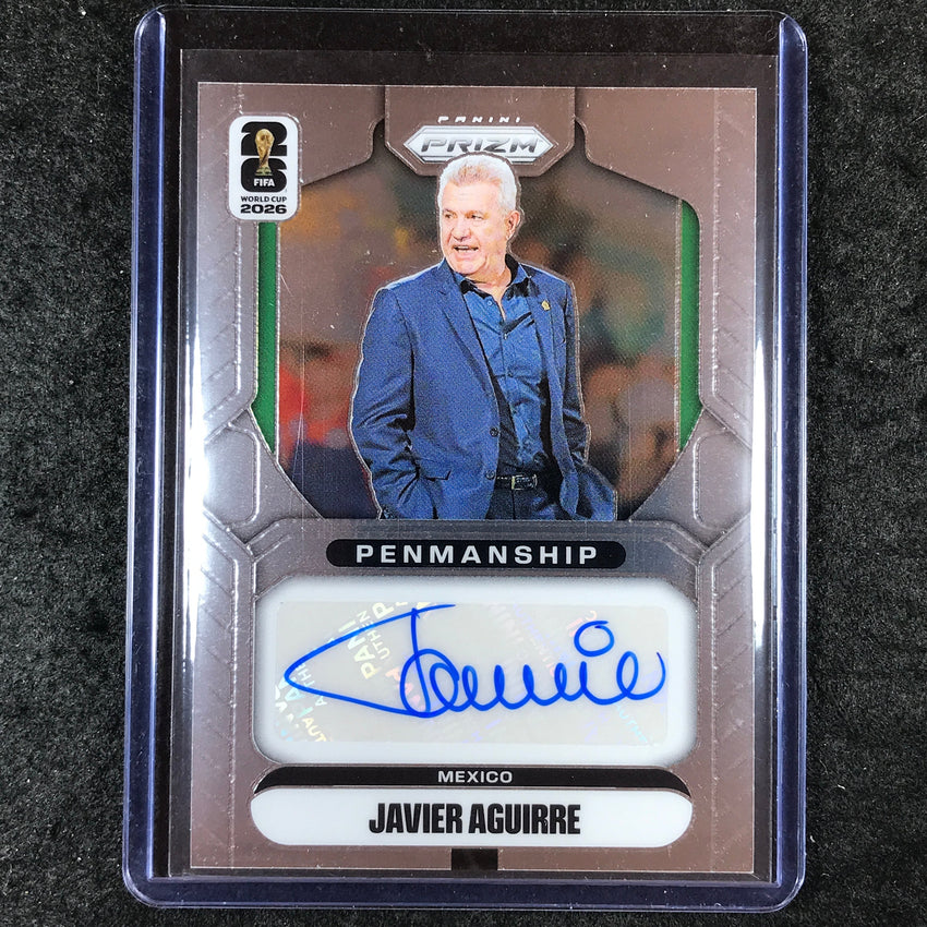 2026 Prizm FIFA World Cup JAVIER AGUIRRE Penmanship Auto Base #P-JA