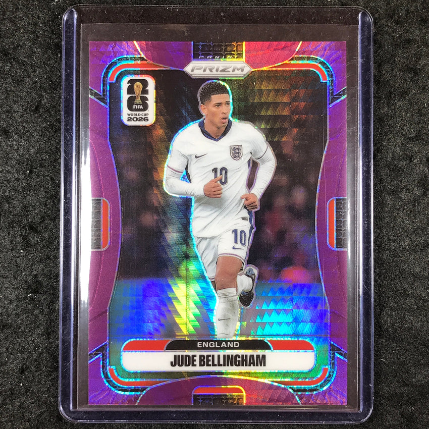 2026 Prizm FIFA World Cup JUDE BELLINGHAM Purple Hyper /299 #114