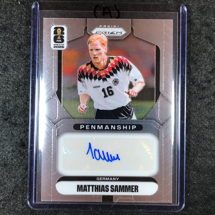 2026 Prizm FIFA World Cup MATTHIAS SAMMER Penmanship Auto Base #P-MS (A)