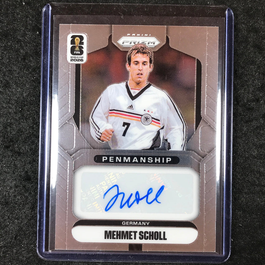 2026 Prizm FIFA World Cup MEHMET SCHOLL Penmanship Auto Base #P-MSL