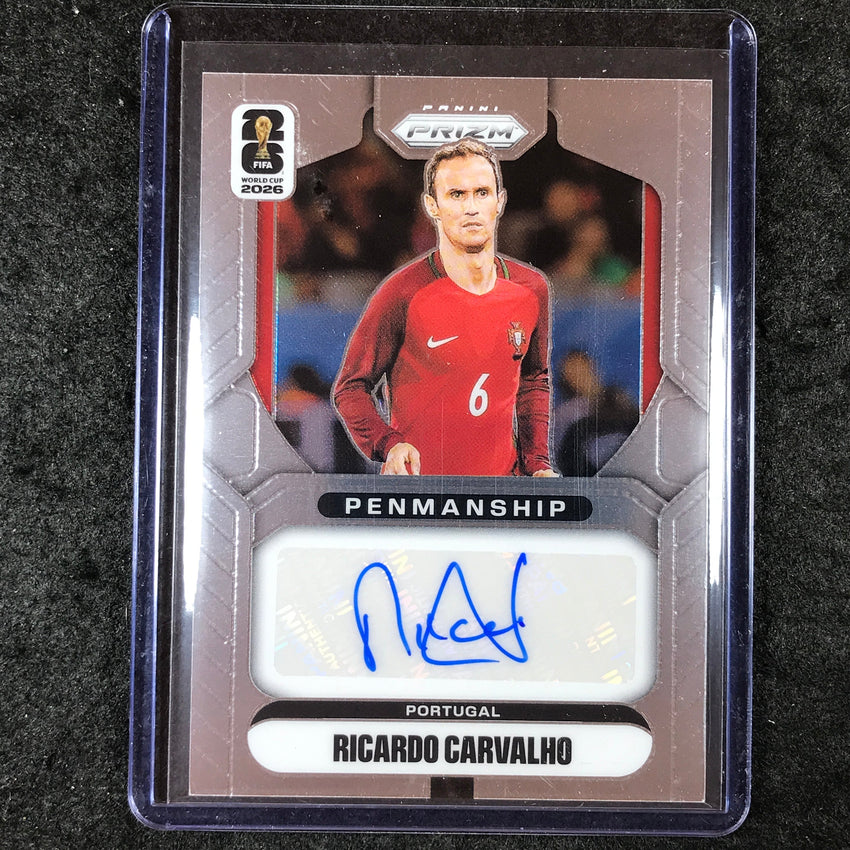 2026 Prizm FIFA World Cup RICARDO CARVALHO Penmanship Auto Base #P-RC