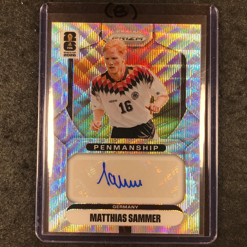 2026 Prizm FIFA World Cup MATTHIAS SAMMER Penmanship Auto Wave #P-MS (B)