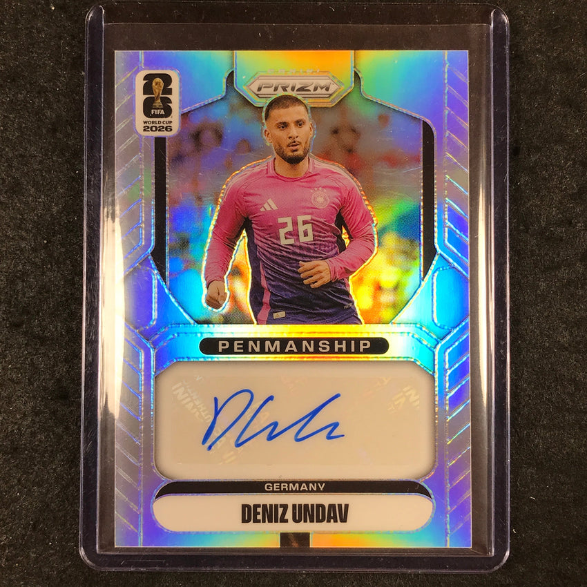 2026 Prizm FIFA World Cup DENIZ UNDAV Penmanship Auto Silver 53/75