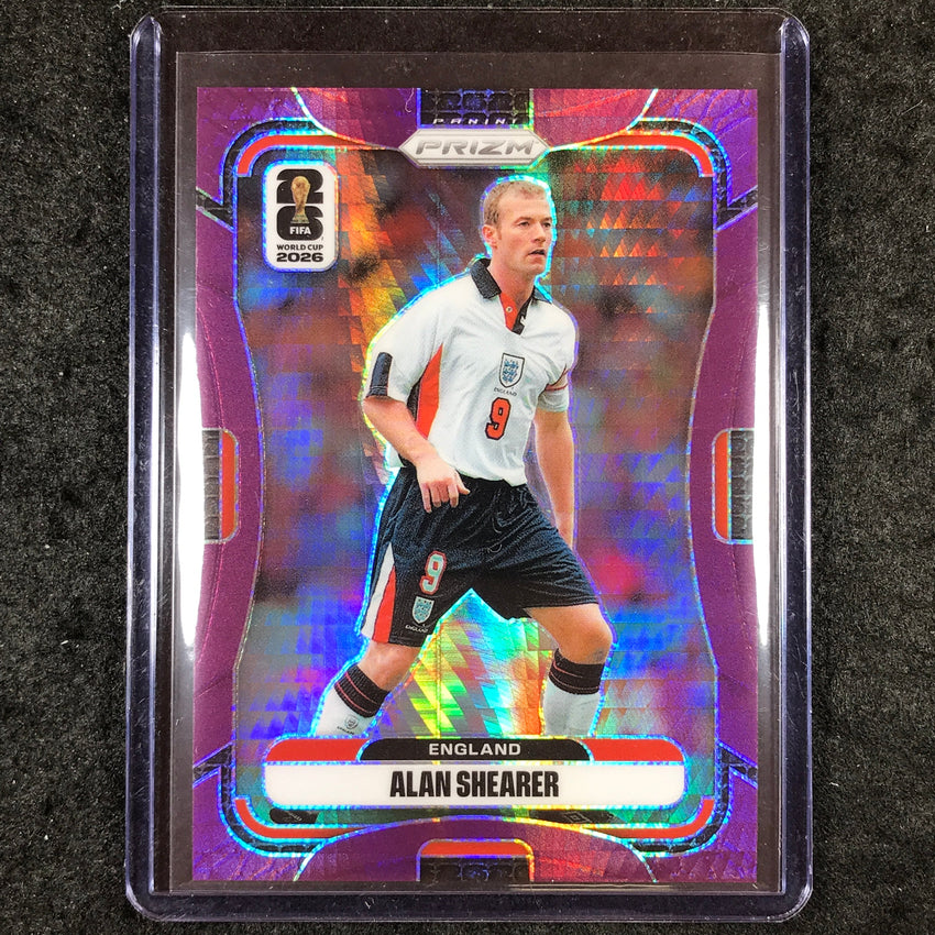 2026 Prizm FIFA World Cup ALAN SHEARER Purple Hyper /299 #117