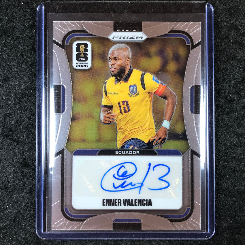 2026 Prizm FIFA World Cup ENNER VALENCIA Signatures Auto Base #S-EV