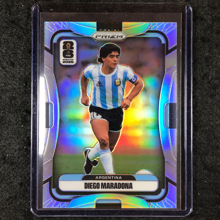 2026 Prizm FIFA World Cup DIEGO MARADONA Base Silver #21