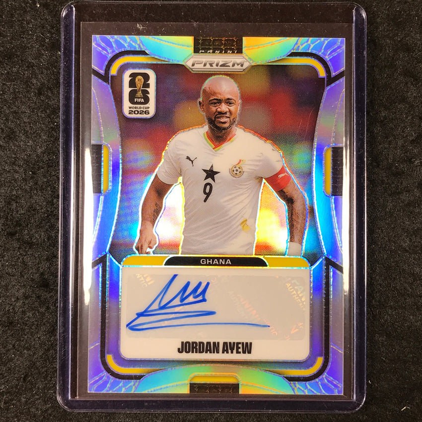 2026 Prizm FIFA World Cup JORDAN AYEW Signatures Auto Silver 22/75