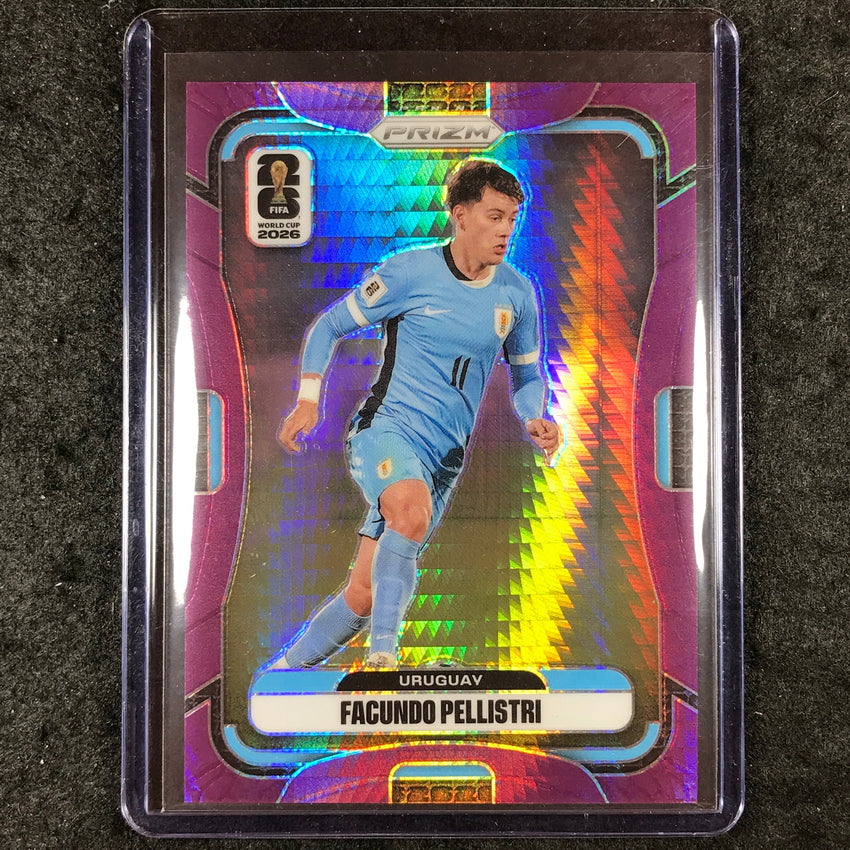 2026 Prizm FIFA World Cup FACUNDO PELLISTRI Purple Hyper /299 #119