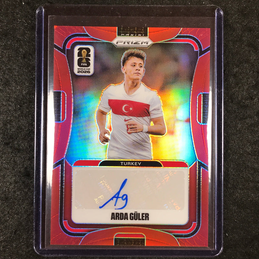 2026 Prizm FIFA World Cup ARDA GULER Signatures Auto Red 23/49