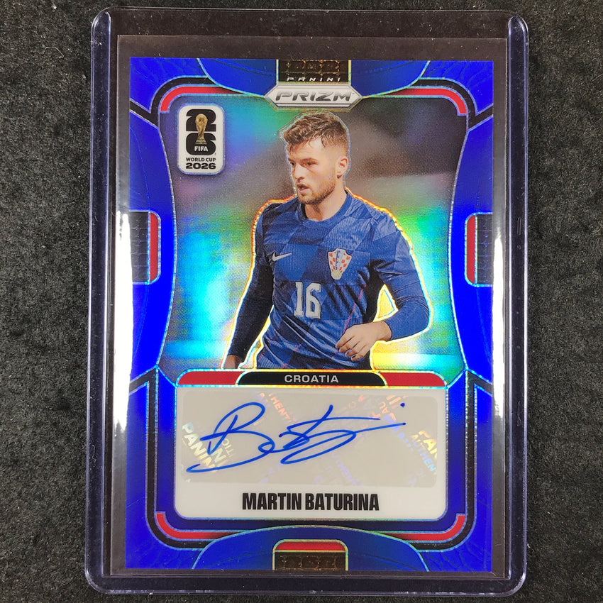 2026 Prizm FIFA World Cup MARTIN BATURINA Signatures Auto Blue 24/25
