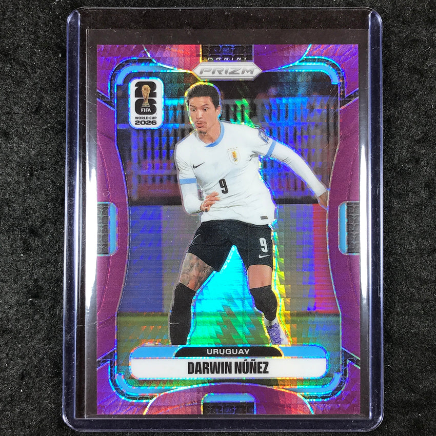 2026 Prizm FIFA World Cup DARWIN NUNEZ Purple Hyper /299 #120