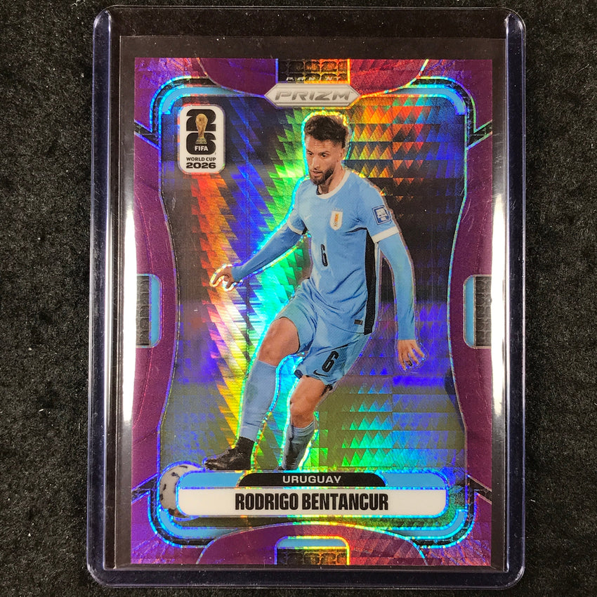 2026 Prizm FIFA World Cup RODRIGO BENTANCUR Purple Hyper /299 #121