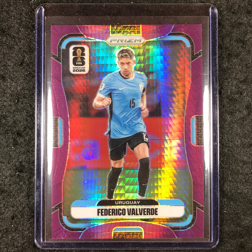 2026 Prizm FIFA World Cup FEDERICO VALVERDE Purple Hyper /299 #122