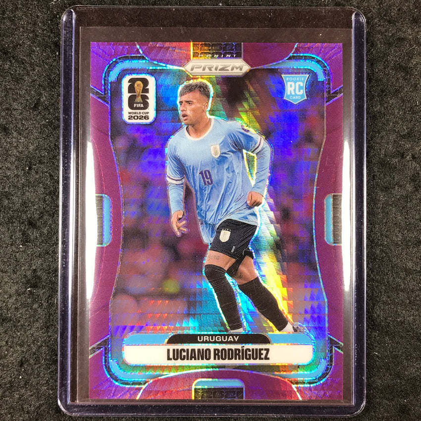 2026 Prizm FIFA World Cup LUCIANO RODRIGUEZ Rookie Purple Hyper /299 #123