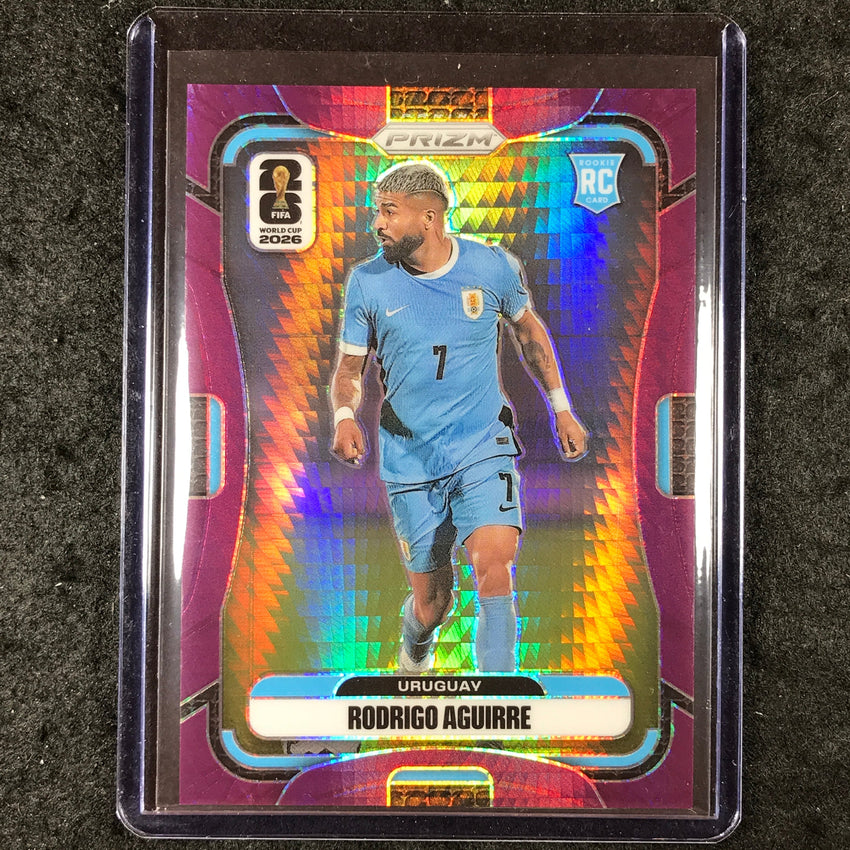 2026 Prizm FIFA World Cup RODRIGO AGUIRRE Rookie Purple Hyper /299 #125