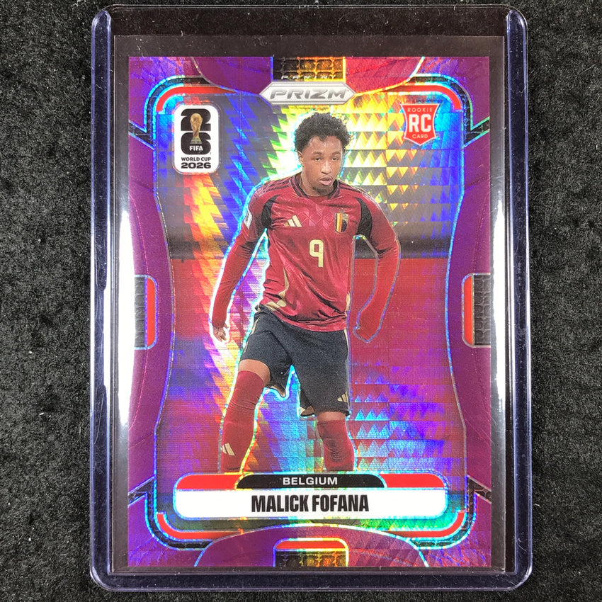2026 Prizm FIFA World Cup MALICK FOFANA Rookie Purple Hyper /299 #154