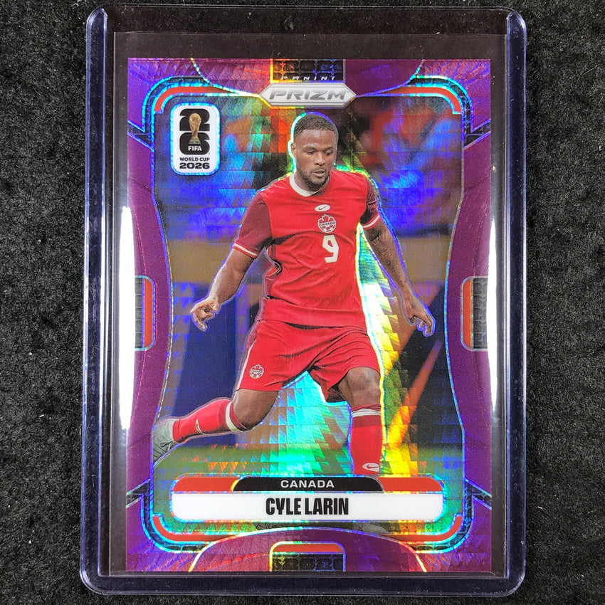 2026 Prizm FIFA World Cup CYLE LARIN Purple Hyper /299 #164