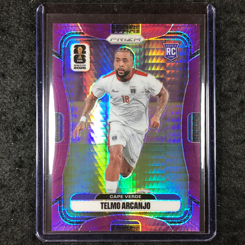 2026 Prizm FIFA World Cup TELMO ARCANJO Rookie Purple Hyper /299 #172