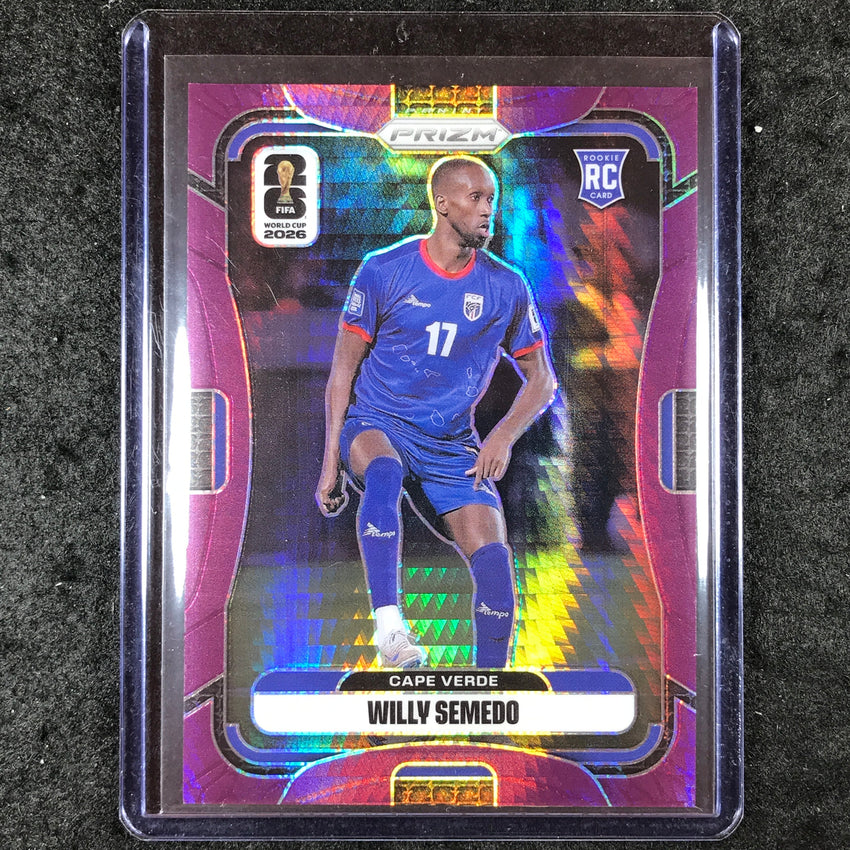 2026 Prizm FIFA World Cup WILLY SEMEDO Rookie Purple Hyper /299 #177