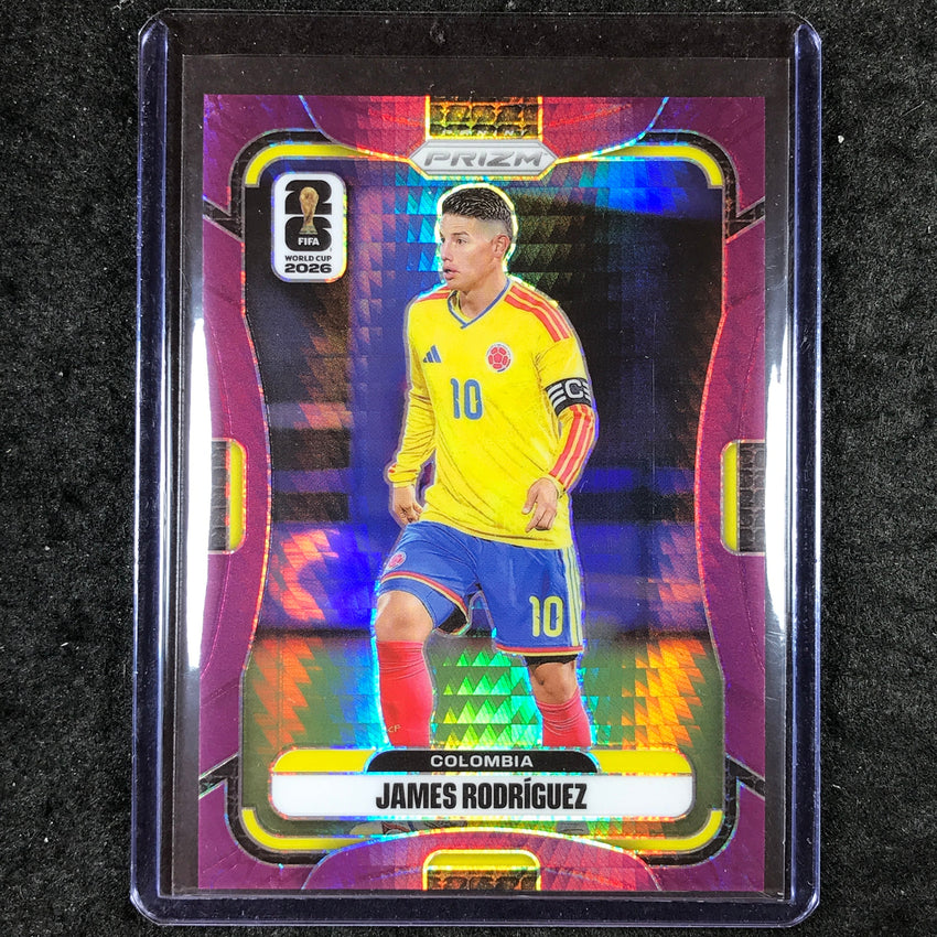2026 Prizm FIFA World Cup JAMES RODRIGUEZ Purple Hyper /299 #183