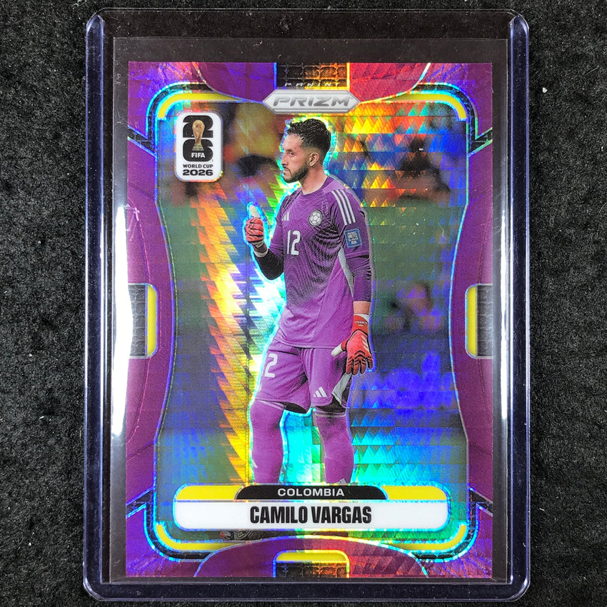 2026 Prizm FIFA World Cup CAMILO VARGAS Purple Hyper /299 #185
