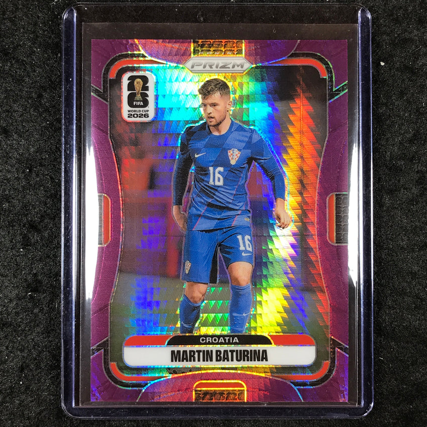 2026 Prizm FIFA World Cup MARTIN BATURINA Purple Hyper /299 #193