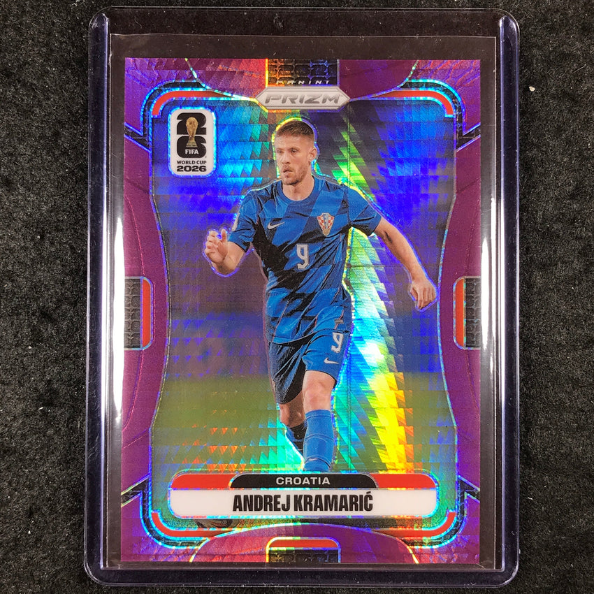 2026 Prizm FIFA World Cup ANDREJ KRAMARIC Purple Hyper /299 #197