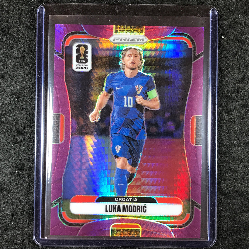 2026 Prizm FIFA World Cup LUKA MODRIC Purple Hyper /299 #200