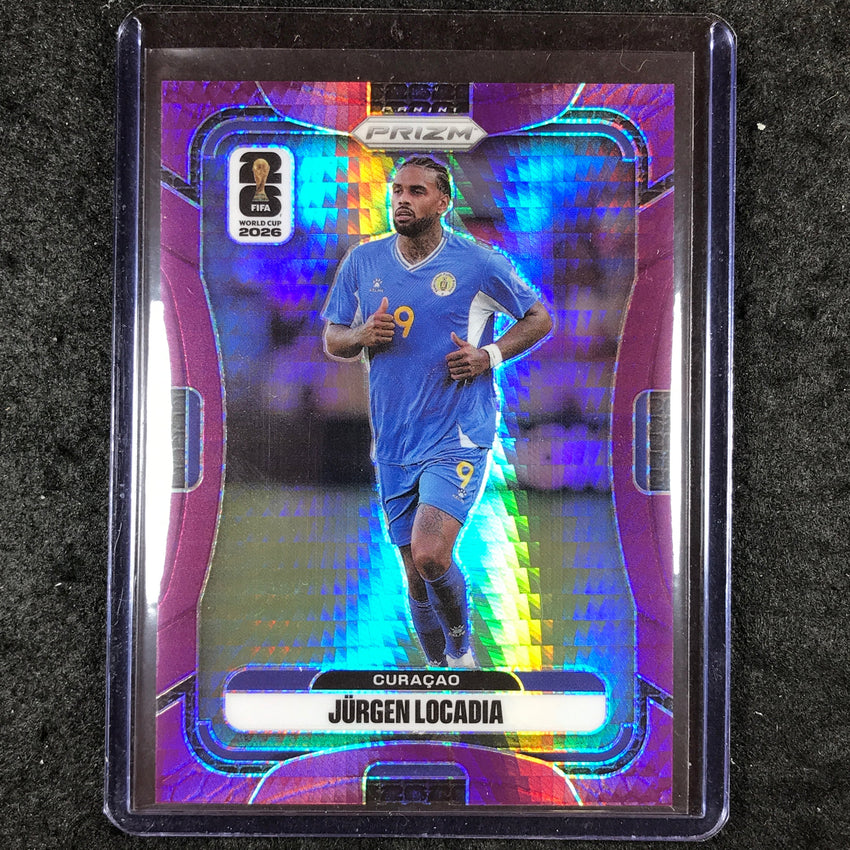 2026 Prizm FIFA World Cup JURGEN LOCADIA Purple Hyper /299 #202