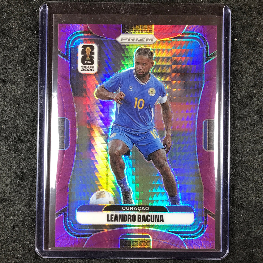 2026 Prizm FIFA World Cup LEANDRO BACUNA Purple Hyper /299 #203