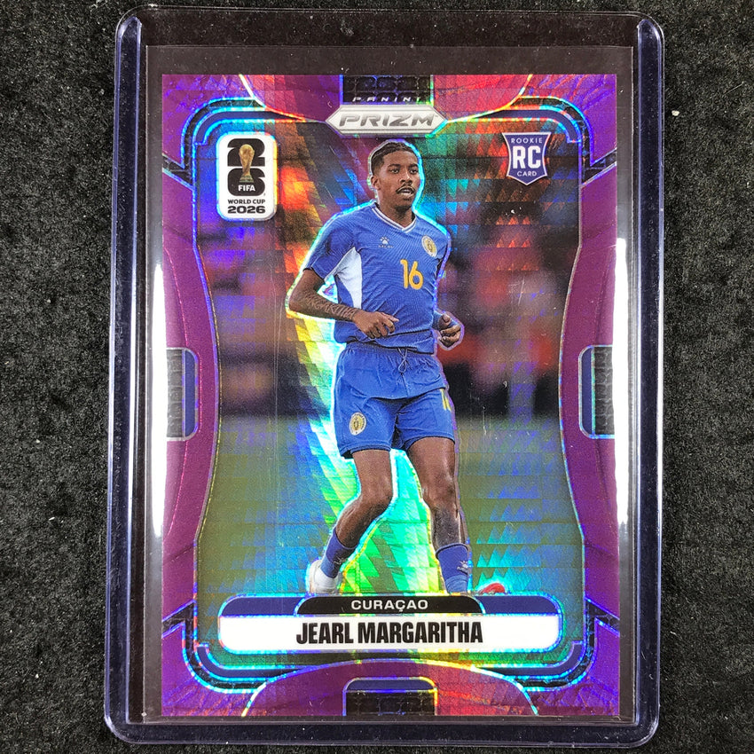 2026 Prizm FIFA World Cup JEARL MARGARITHA Rookie Purple Hyper /299 #209