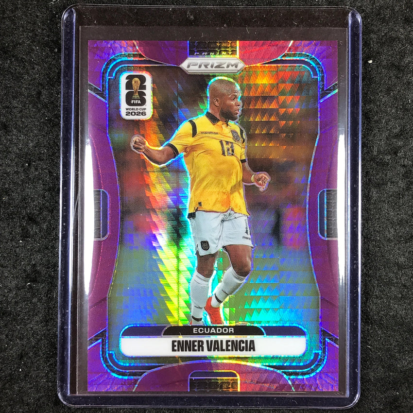 2026 Prizm FIFA World Cup ENNER VALENCIA Purple Hyper /299 #214