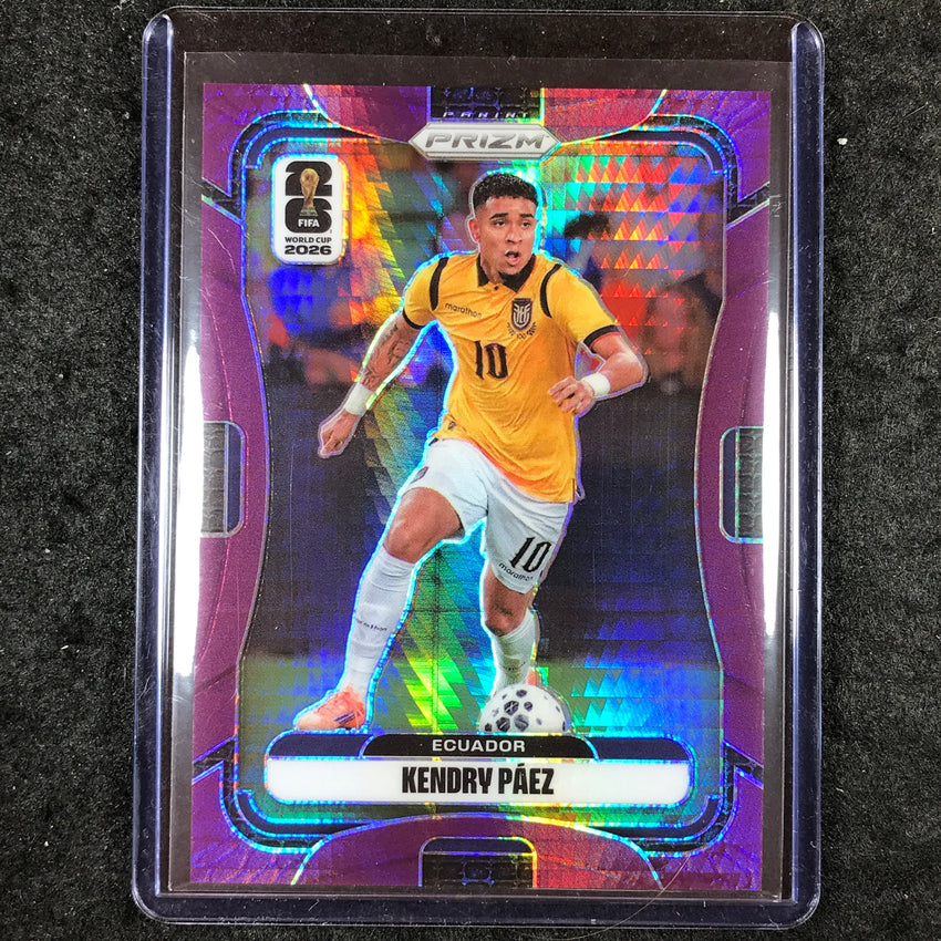 2026 Prizm FIFA World Cup KENDRY PAEZ Purple Hyper /299 #217