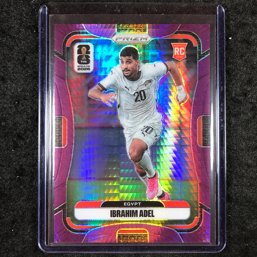 2026 Prizm FIFA World Cup IBRAHIM ADEL Rookie Purple Hyper /299 #219