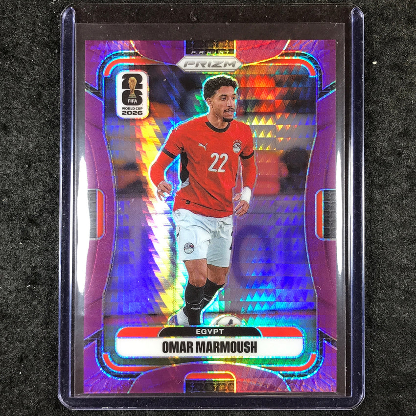 2026 Prizm FIFA World Cup OMAR MARMOUSH Purple Hyper /299 #224