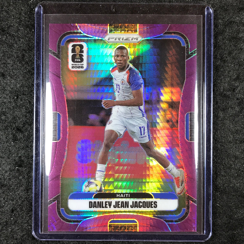 2026 Prizm FIFA World Cup DANLEY JEAN JACQUES Purple Hyper /299 #235