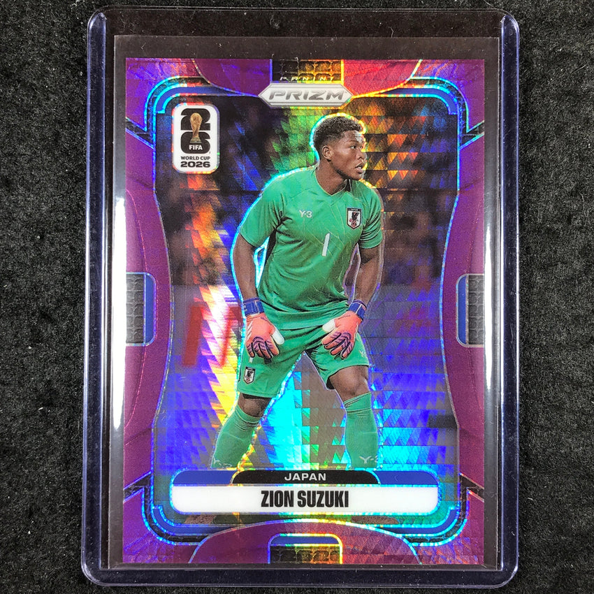2026 Prizm FIFA World Cup ZION SUZUKI Purple Hyper /299 #262
