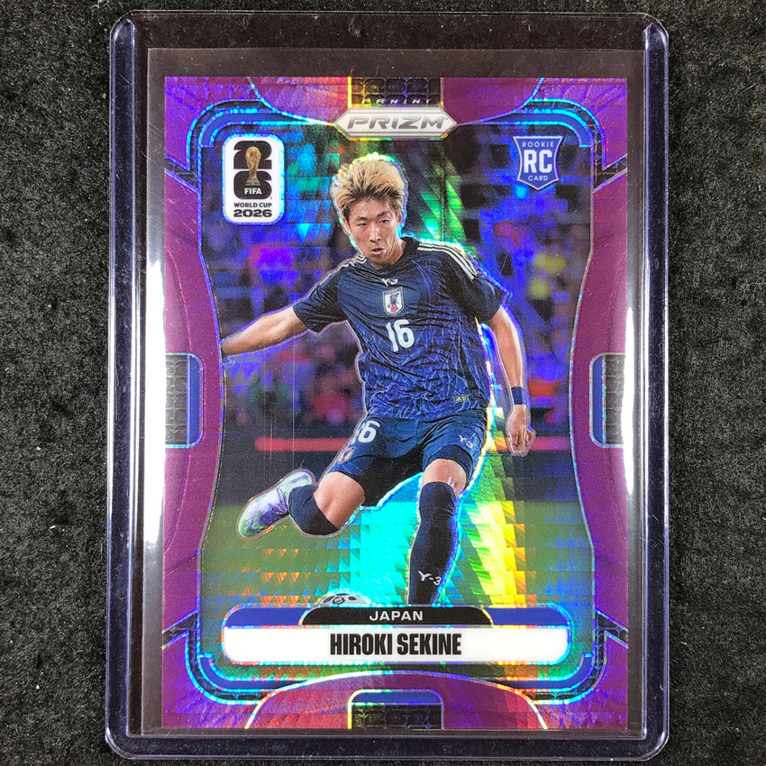 2026 Prizm FIFA World Cup HIROKI SEKINE Rookie Purple Hyper /299 #264