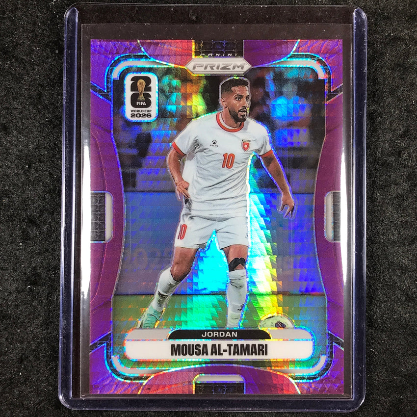 2026 Prizm FIFA World Cup MOUSA AL-TAMARI Purple Hyper /299 #270