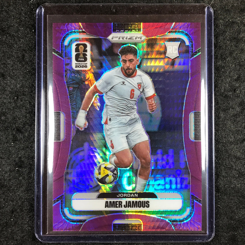 2026 Prizm FIFA World Cup AMER JAMOUS Rookie Purple Hyper /299 #272