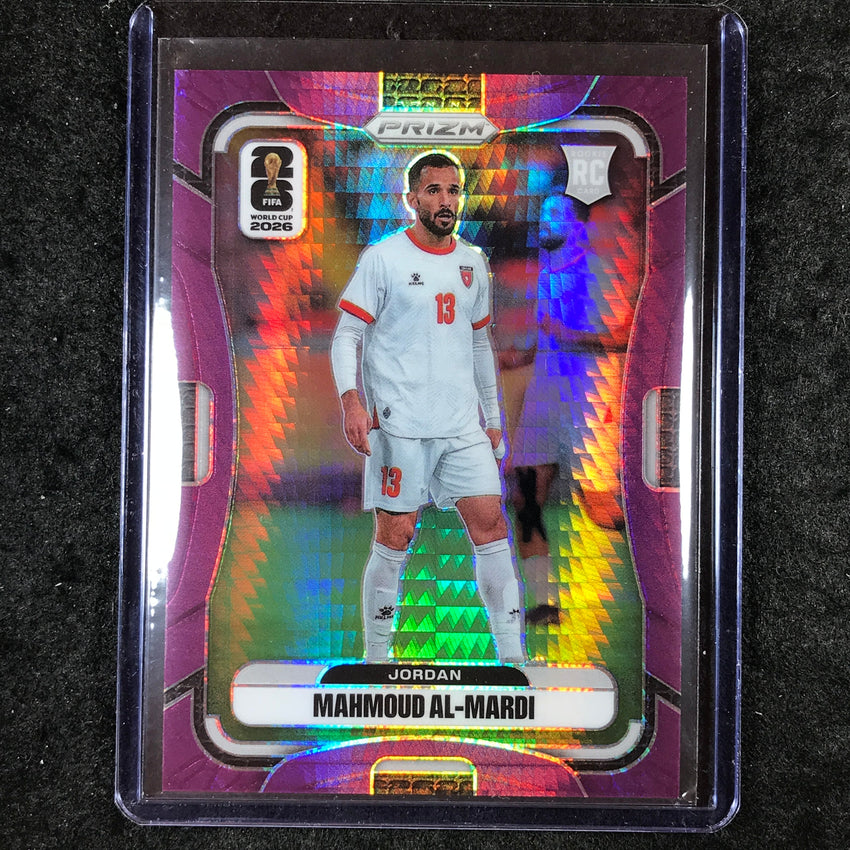 2026 Prizm FIFA World Cup MAHMOUD AL-MARDI Rookie Purple Hyper /299 #273