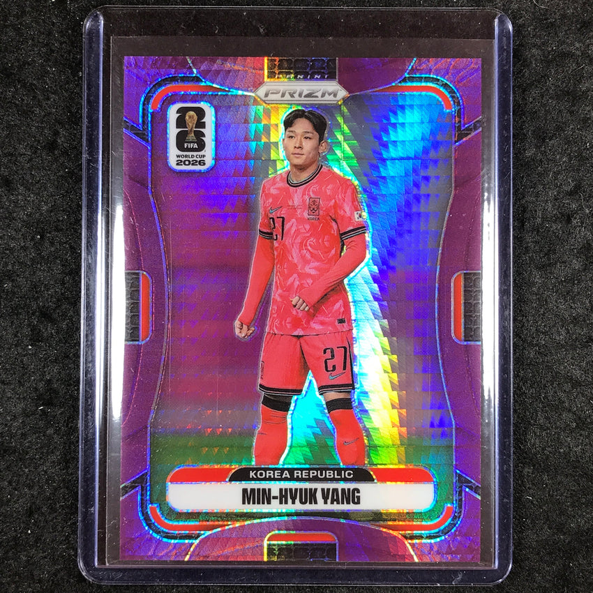 2026 Prizm FIFA World Cup MIN-HYUK YANG Purple Hyper /299 #281