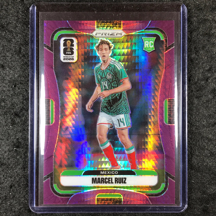 2026 Prizm FIFA World Cup MARCEL RUIZ Rookie Purple Hyper /299 #289
