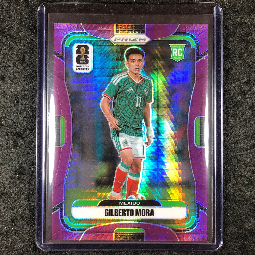 2026 Prizm FIFA World Cup GILBERTO MORA Rookie Purple Hyper /299 #290