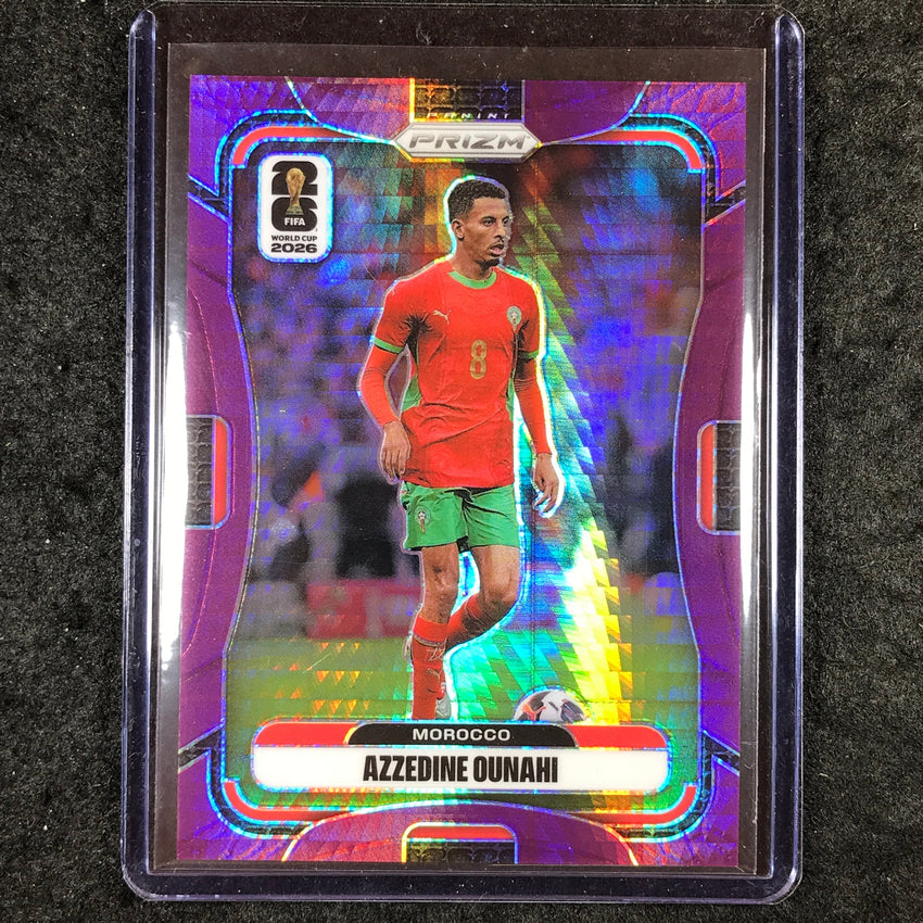 2026 Prizm FIFA World Cup AZZEDINE OUNAHI Purple Hyper /299 #297