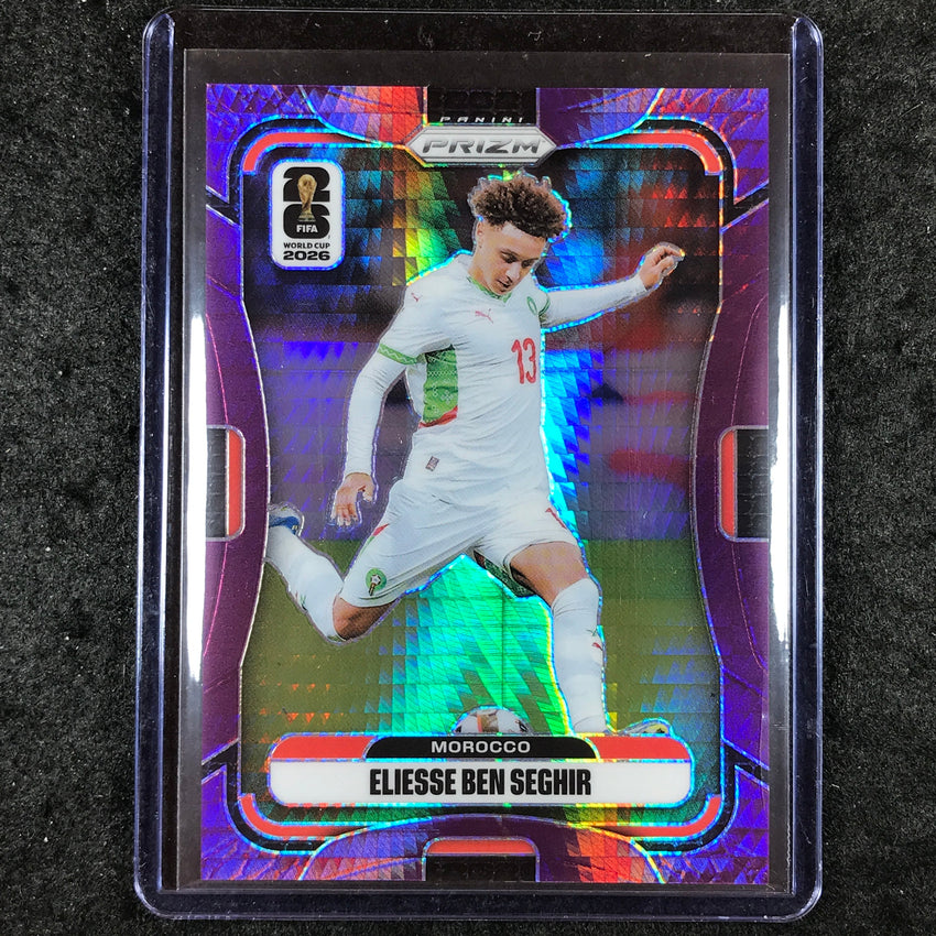 2026 Prizm FIFA World Cup ELIESSE BEN SEGHIR Purple Hyper /299 #303