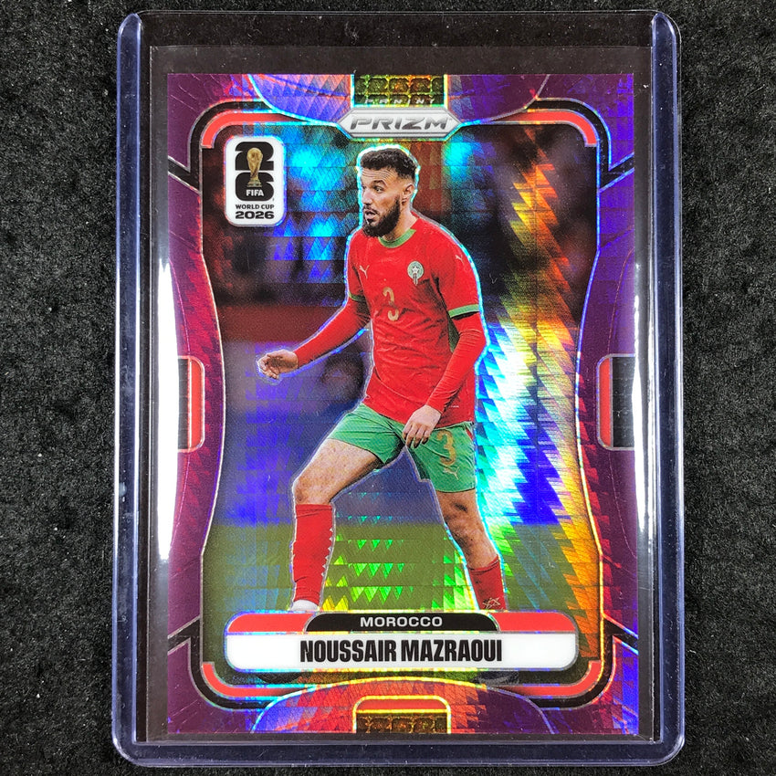 2026 Prizm FIFA World Cup NOUSSAIR MAZRAOUI Purple Hyper /299 #304