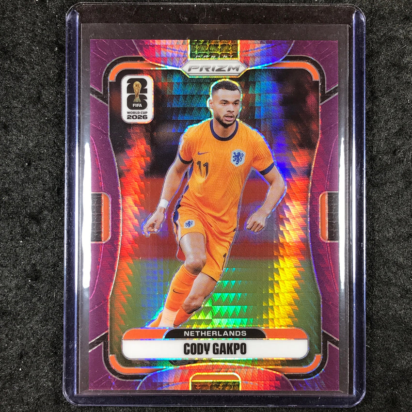 2026 Prizm FIFA World Cup CODY GAKPO Purple Hyper /299 #310