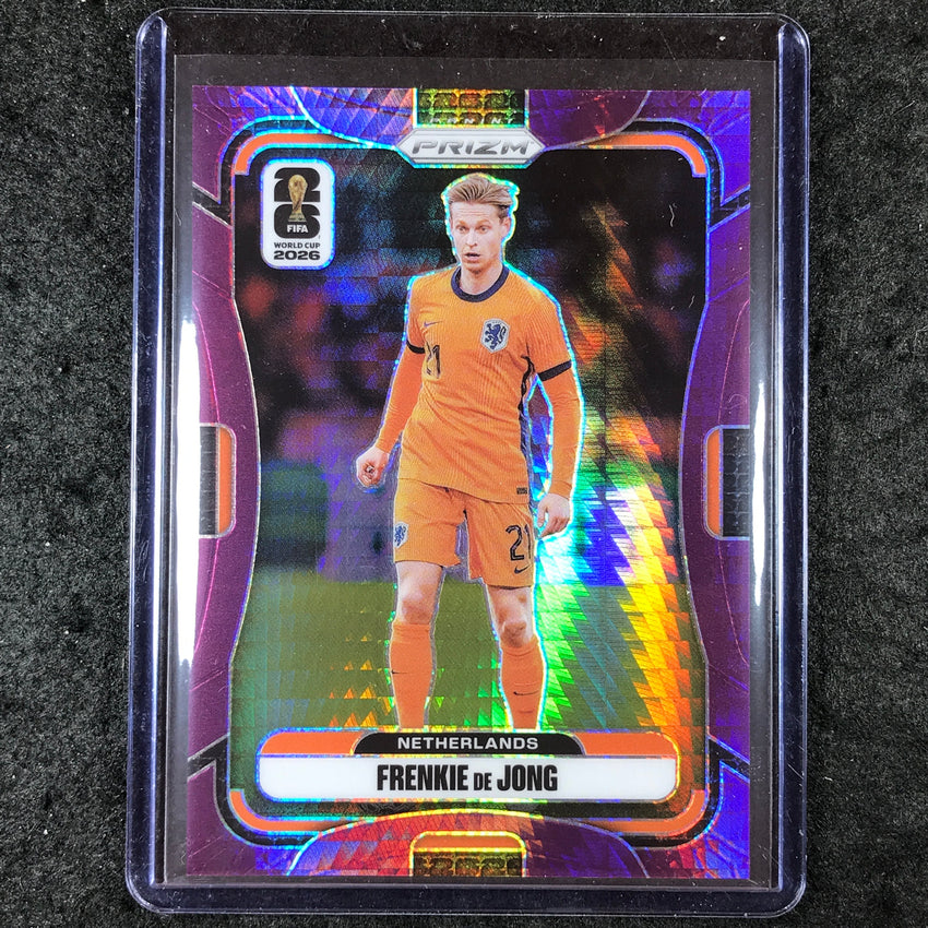 2026 Prizm FIFA World Cup FRENKIE DE JONG Purple Hyper /299 #311