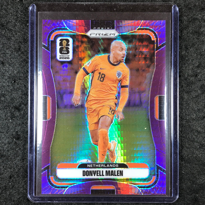 2026 Prizm FIFA World Cup DONYELL MALEN Purple Hyper /299 #312
